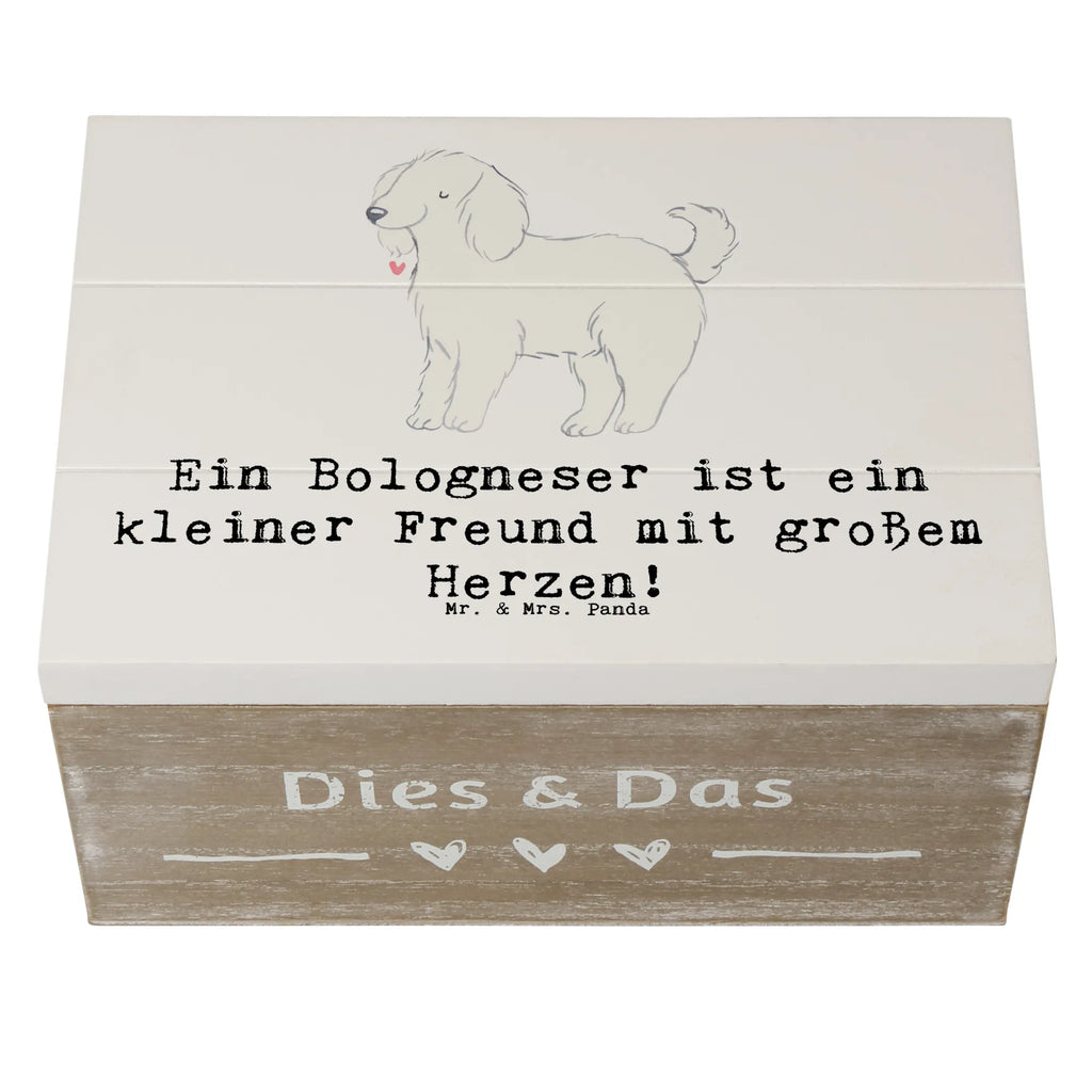Holzkiste Bologneser Herzfreund Schatzkiste, Holzkiste, Geschenkdose, Dekokiste, Kiste, Truhe, Erinnerungsbox, Erinnerungskiste, Geschenkbox, Aufbewahrungsbox, XXL, Schatulle, Hund, Hunderasse, Rassehund, Hundebesitzer, Geschenk, Tierfreund, Schenken, Welpe
