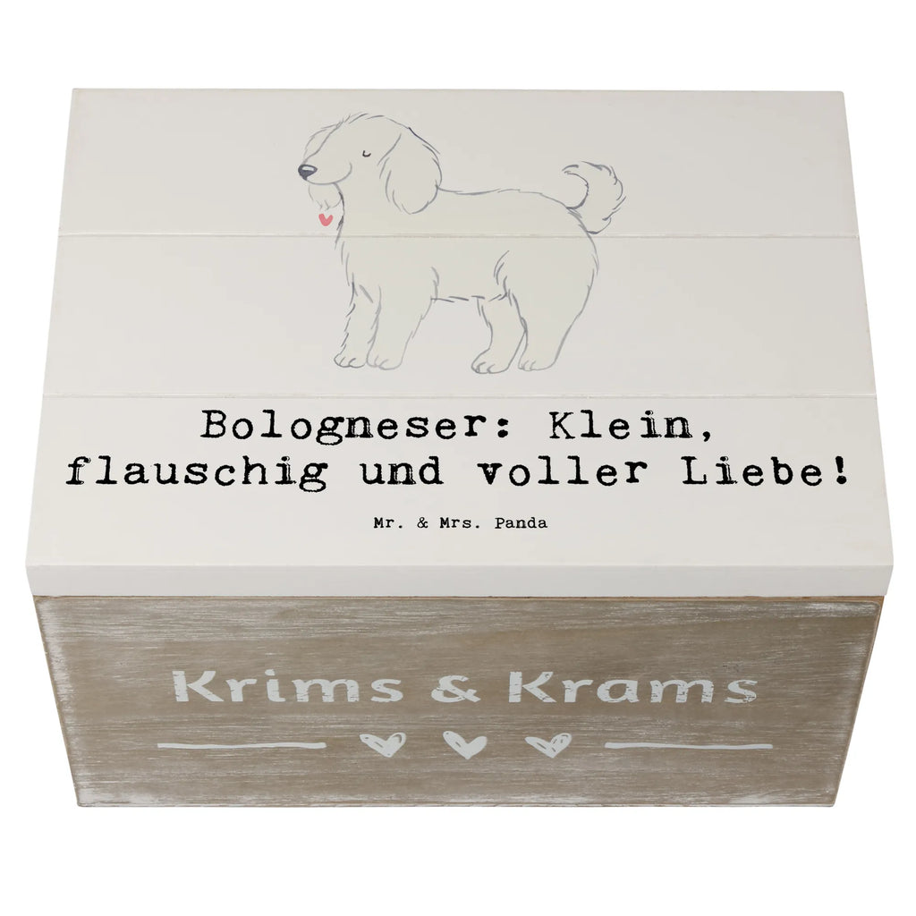Holzkiste Bologneser Liebe XXL, Aufbewahrungsbox, Erinnerungsbox, Dekokiste, Erinnerungskiste, Geschenkdose, Holzkiste, Schatulle, Truhe, Schatzkiste, Kiste, Geschenkbox, Hund, Hunderasse, Rassehund, Hundebesitzer, Geschenk, Tierfreund, Schenken, Welpe