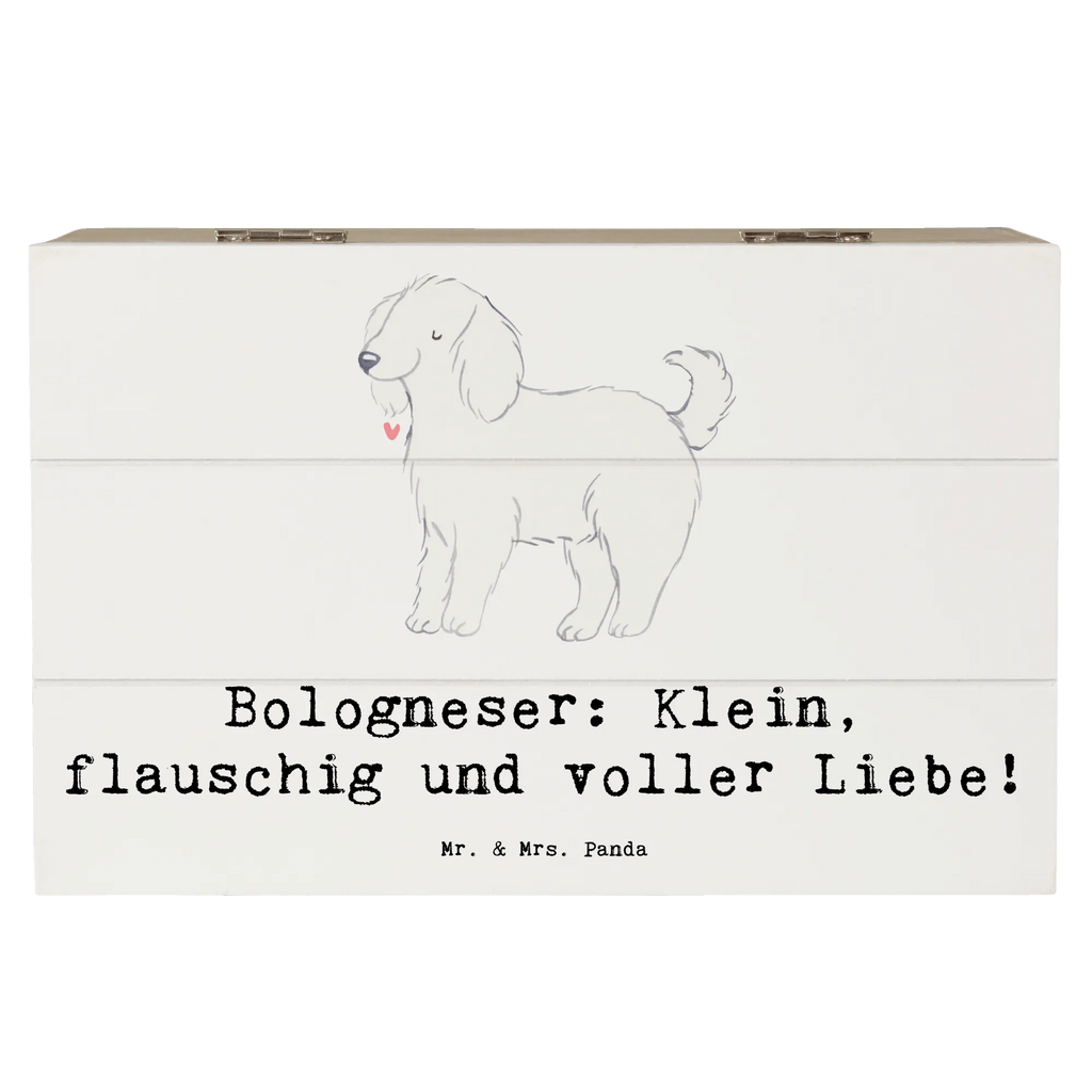 Holzkiste Bologneser Liebe XXL, Aufbewahrungsbox, Erinnerungsbox, Dekokiste, Erinnerungskiste, Geschenkdose, Holzkiste, Schatulle, Truhe, Schatzkiste, Kiste, Geschenkbox, Hund, Hunderasse, Rassehund, Hundebesitzer, Geschenk, Tierfreund, Schenken, Welpe