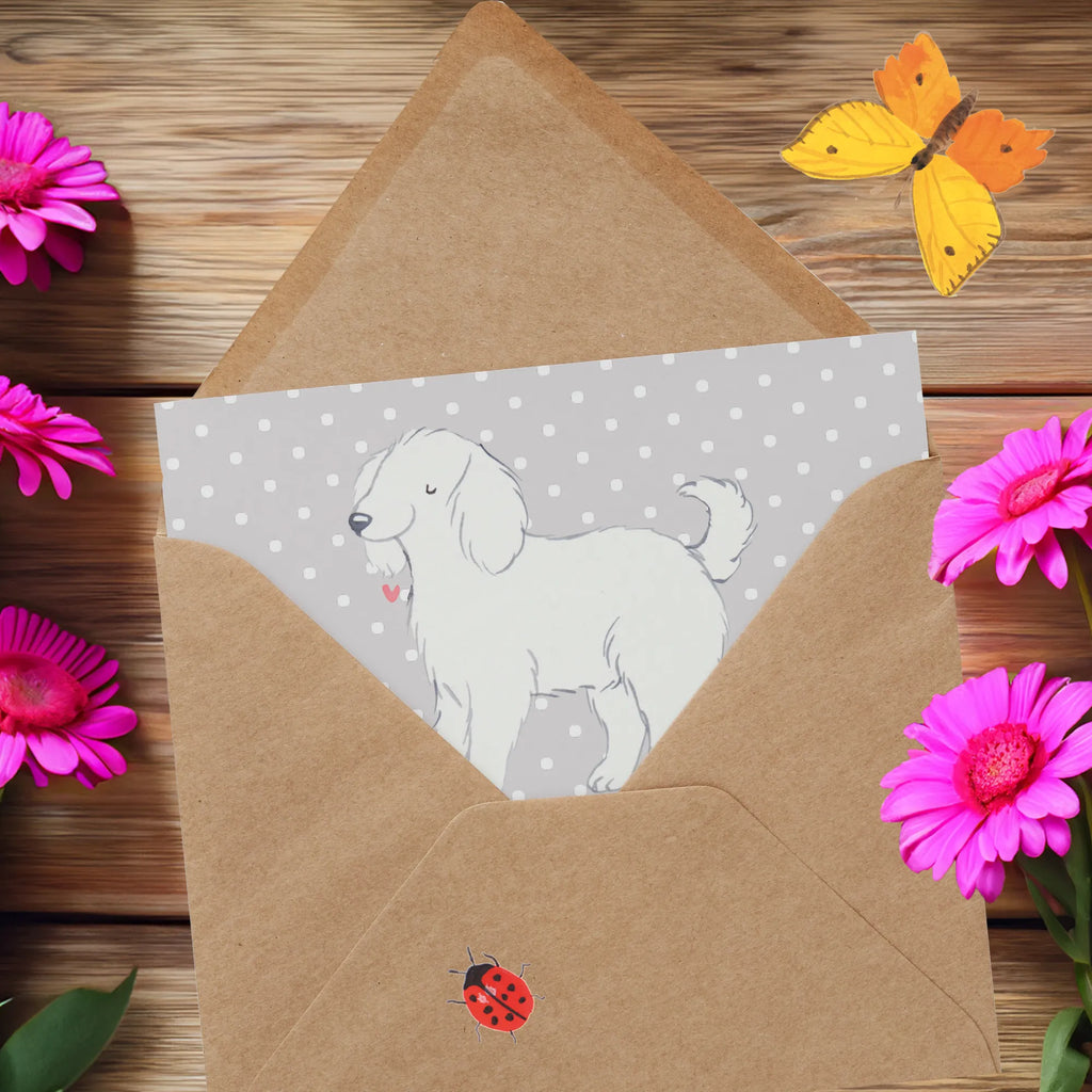 Deluxe Card Bologneser: Der charmante Begleiter mit Herz und Seele. Karte, Hochzeitskarte, Einladungskarte, Hochwertige Grußkarte, Grußkarte, Glückwunschkarte, Geburtstagskarte, Klappkarte, Hochwertige Klappkarte, Hund, Hunderasse, Rassehund, Hundebesitzer, Geschenk, Tierfreund, Schenken, Welpe