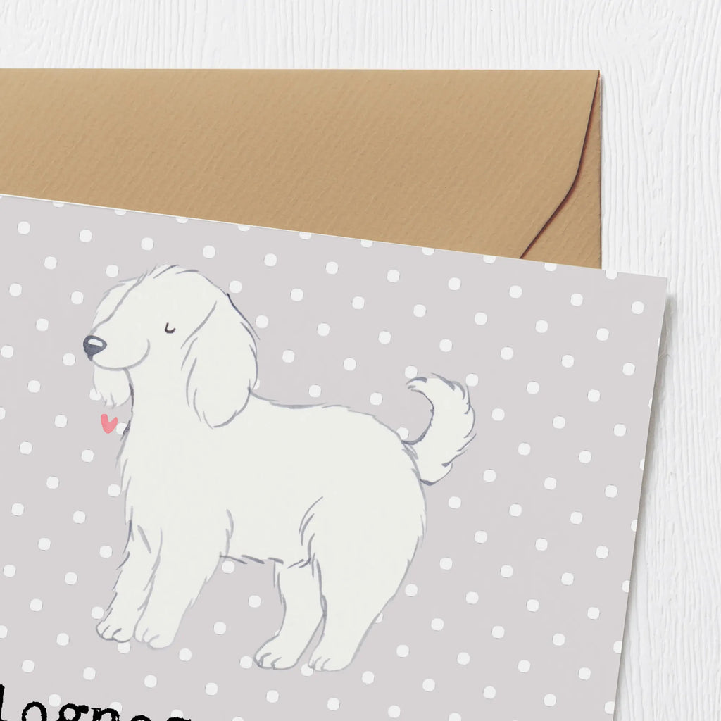 Deluxe Card Bologneser: Klein, flauschig und voller Liebe! Hochwertige Grußkarte, Hochzeitskarte, Glückwunschkarte, Klappkarte, Einladungskarte, Geburtstagskarte, Hochwertige Klappkarte, Grußkarte, Karte, Hund, Hunderasse, Rassehund, Hundebesitzer, Geschenk, Tierfreund, Schenken, Welpe