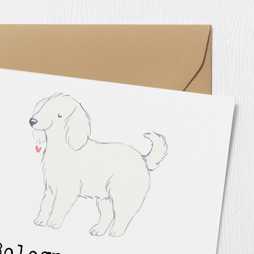 Deluxe Card Bologneser: Der charmante Begleiter mit Herz und Seele. Karte, Hochzeitskarte, Einladungskarte, Hochwertige Grußkarte, Grußkarte, Glückwunschkarte, Geburtstagskarte, Klappkarte, Hochwertige Klappkarte, Hund, Hunderasse, Rassehund, Hundebesitzer, Geschenk, Tierfreund, Schenken, Welpe
