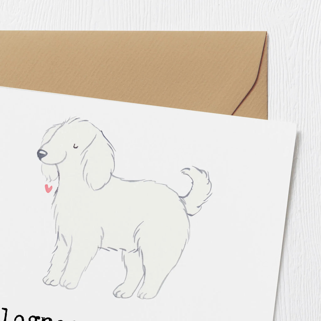 Deluxe Karte Bologneser Charakterstark Hochzeitskarte, Klappkarte, Grußkarte, Karte, Einladungskarte, Geburtstagskarte, Hochwertige Grußkarte, Hochwertige Klappkarte, Glückwunschkarte, Hund, Hunderasse, Rassehund, Hundebesitzer, Geschenk, Tierfreund, Schenken, Welpe