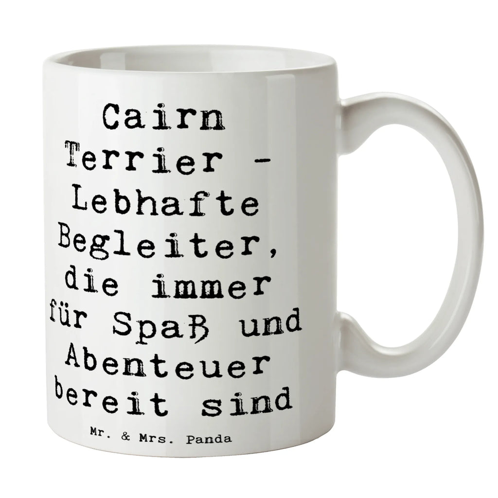 Tasse Spruch Cairn Terrier Begleiter Keramiktasse, Tasse, Bürotasse, Teetasse, Tasse mit Motiven, Kaffeetasse, Geschenktasse, Tasse mit Zitaten, Porzellantasse, Hund, Hunderasse, Rassehund, Hundebesitzer, Geschenk, Tierfreund, Schenken, Welpe