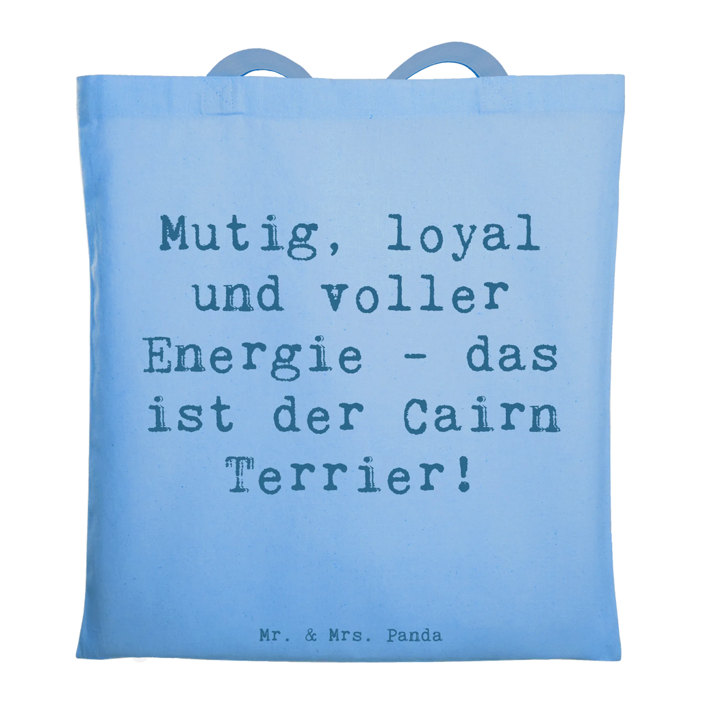 Tote bag Saying Mutig, loyal und voller Energie - das ist der Cairn Terrier! Badetasche, Stoffbeutel, Beutel, Strandtasche, Beuteltasche, Tasche, Tragetasche, Einkaufstüte, Shopper, Umhängetasche, Jutetasche, Schultertasche, Einkaufstasche, Laptoptasche, Jutebeutel, Stofftasche, Hund, Hunderasse, Rassehund, Hundebesitzer, Geschenk, Tierfreund, Schenken, Welpe