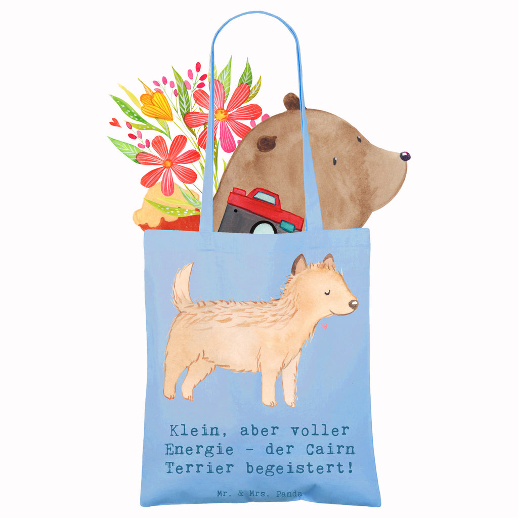 Tote bag Klein, aber voller Energie - der Cairn Terrier begeistert! Einkaufstasche, Umhängetasche, Laptoptasche, Beuteltasche, Tasche, Strandtasche, Stoffbeutel, Stofftasche, Schultertasche, Jutetasche, Shopper, Einkaufstüte, Tragetasche, Badetasche, Beutel, Jutebeutel, Hund, Hunderasse, Rassehund, Hundebesitzer, Geschenk, Tierfreund, Schenken, Welpe