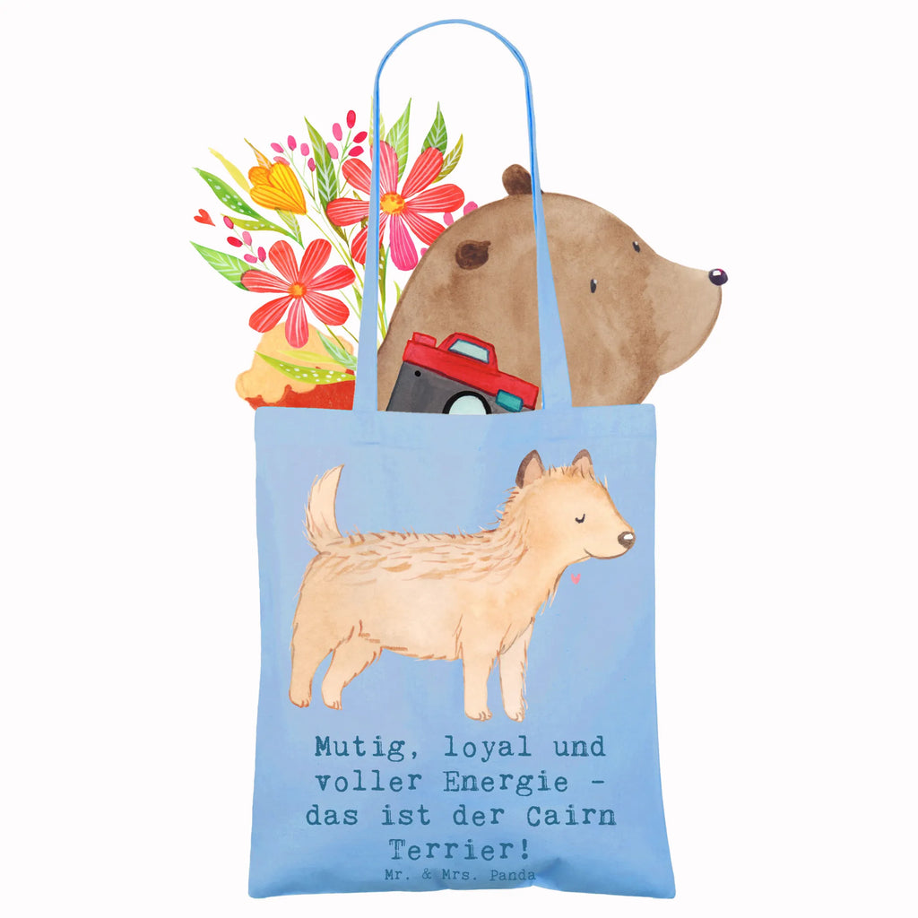 Tote bag Mutig, loyal und voller Energie - das ist der Cairn Terrier! Beutel, Stoffbeutel, Jutebeutel, Einkaufstasche, Jutetasche, Schultertasche, Laptoptasche, Umhängetasche, Tragetasche, Stofftasche, Einkaufstüte, Shopper, Beuteltasche, Strandtasche, Tasche, Badetasche, Hund, Hunderasse, Rassehund, Hundebesitzer, Geschenk, Tierfreund, Schenken, Welpe