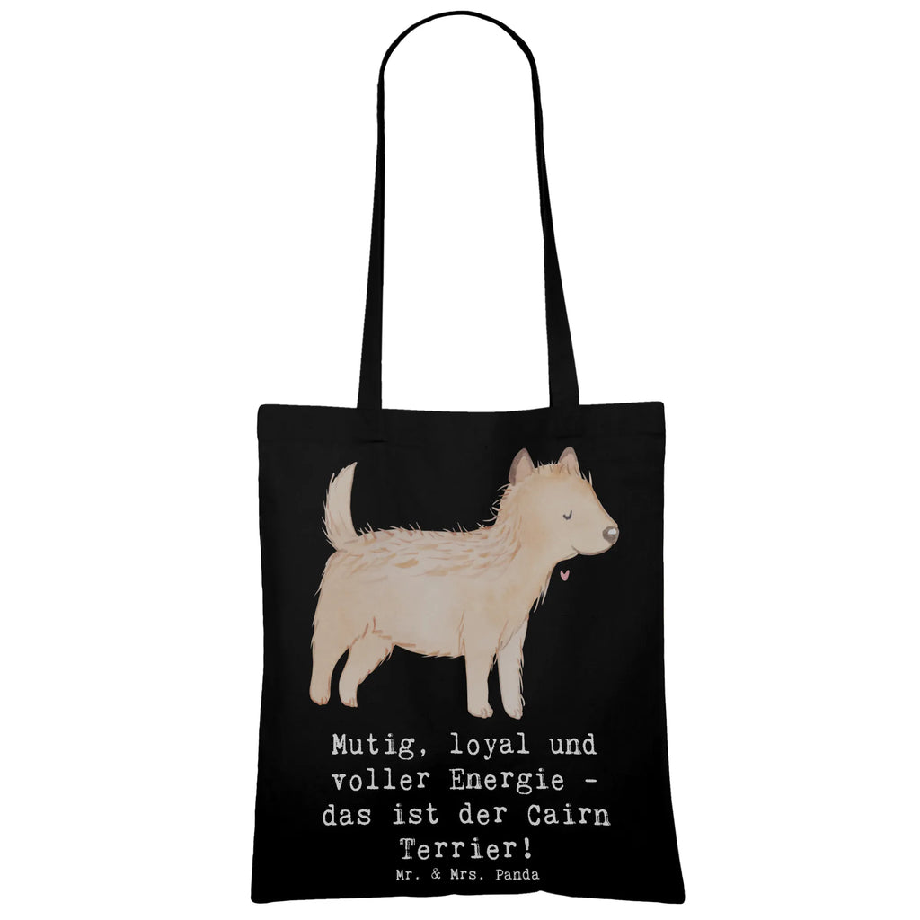 Tote bag Mutig, loyal und voller Energie - das ist der Cairn Terrier! Beutel, Stoffbeutel, Jutebeutel, Einkaufstasche, Jutetasche, Schultertasche, Laptoptasche, Umhängetasche, Tragetasche, Stofftasche, Einkaufstüte, Shopper, Beuteltasche, Strandtasche, Tasche, Badetasche, Hund, Hunderasse, Rassehund, Hundebesitzer, Geschenk, Tierfreund, Schenken, Welpe