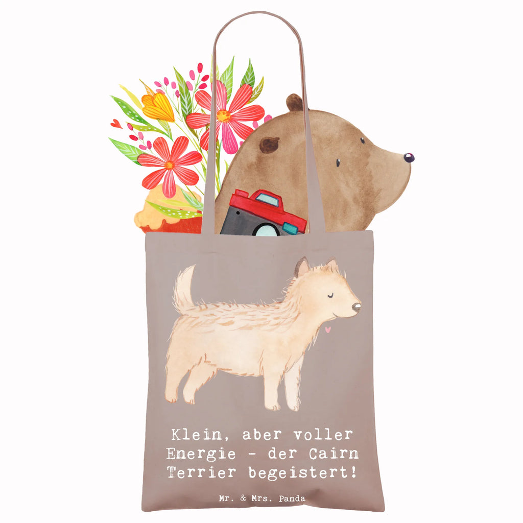 Tote bag Klein, aber voller Energie - der Cairn Terrier begeistert! Einkaufstasche, Umhängetasche, Laptoptasche, Beuteltasche, Tasche, Strandtasche, Stoffbeutel, Stofftasche, Schultertasche, Jutetasche, Shopper, Einkaufstüte, Tragetasche, Badetasche, Beutel, Jutebeutel, Hund, Hunderasse, Rassehund, Hundebesitzer, Geschenk, Tierfreund, Schenken, Welpe