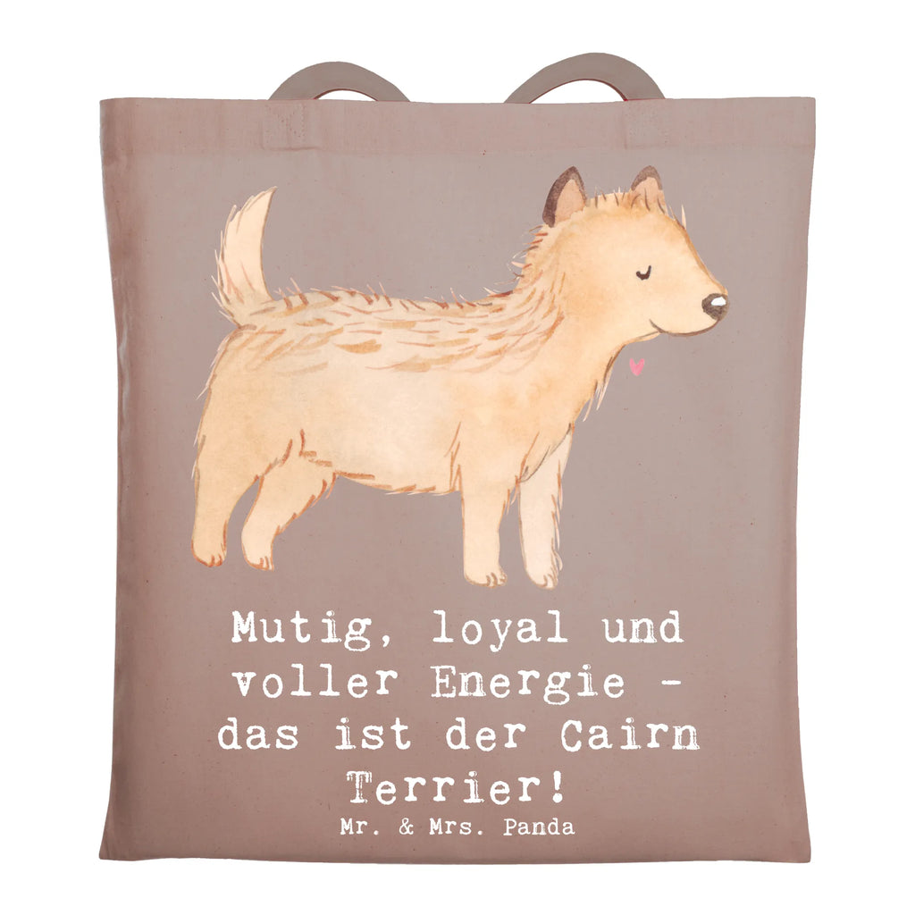 Tote bag Mutig, loyal und voller Energie - das ist der Cairn Terrier! Beutel, Stoffbeutel, Jutebeutel, Einkaufstasche, Jutetasche, Schultertasche, Laptoptasche, Umhängetasche, Tragetasche, Stofftasche, Einkaufstüte, Shopper, Beuteltasche, Strandtasche, Tasche, Badetasche, Hund, Hunderasse, Rassehund, Hundebesitzer, Geschenk, Tierfreund, Schenken, Welpe