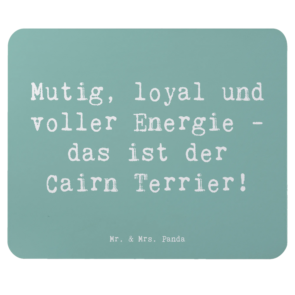 Mouse mat Saying Mutig, loyal und voller Energie - das ist der Cairn Terrier! Mauspad, Büroausstattung, Arbeitszimmer, Designer Mauspad, Mousepad, Mausunterlage, Einzigartiges Mauspad, Computer zubehör, Mauspad Büro, PC Zubehör, Hund, Hunderasse, Rassehund, Hundebesitzer, Geschenk, Tierfreund, Schenken, Welpe