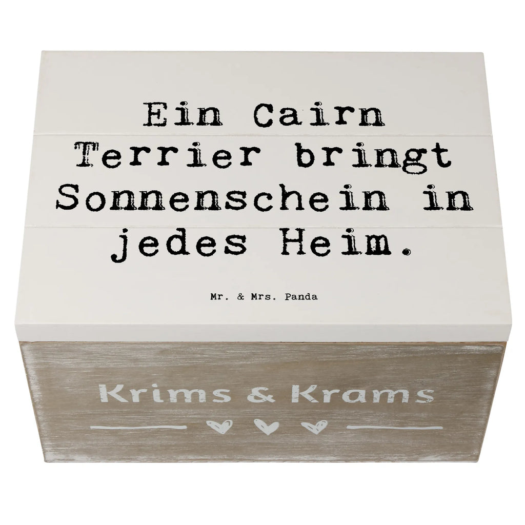Holzkiste Spruch Cairn Terrier Glück Holzkiste, Geschenkdose, Truhe, XXL, Geschenkbox, Dekokiste, Erinnerungskiste, Schatulle, Schatzkiste, Aufbewahrungsbox, Erinnerungsbox, Kiste, Hund, Hunderasse, Rassehund, Hundebesitzer, Geschenk, Tierfreund, Schenken, Welpe