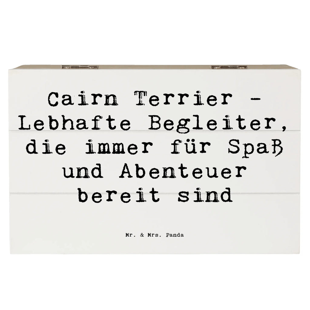 Holzkiste Spruch Cairn Terrier Begleiter Geschenkdose, Aufbewahrungsbox, Geschenkbox, Schatulle, Kiste, Erinnerungsbox, XXL, Dekokiste, Holzkiste, Schatzkiste, Truhe, Erinnerungskiste, Hund, Hunderasse, Rassehund, Hundebesitzer, Geschenk, Tierfreund, Schenken, Welpe