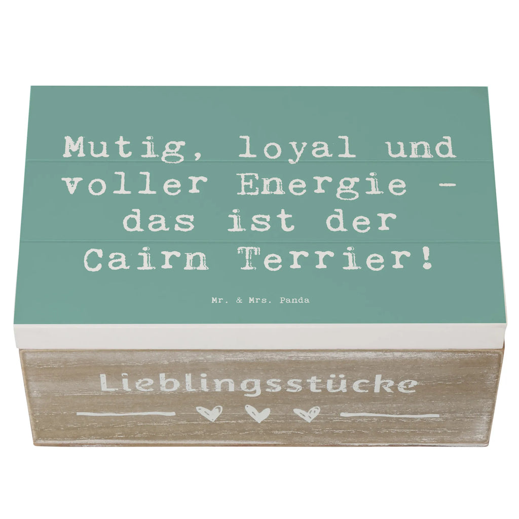 Holzkiste Spruch Mutiger Cairn Terrier Dekokiste, Holzkiste, XXL, Erinnerungskiste, Schatulle, Geschenkbox, Geschenkdose, Aufbewahrungsbox, Erinnerungsbox, Truhe, Kiste, Schatzkiste, Hund, Hunderasse, Rassehund, Hundebesitzer, Geschenk, Tierfreund, Schenken, Welpe