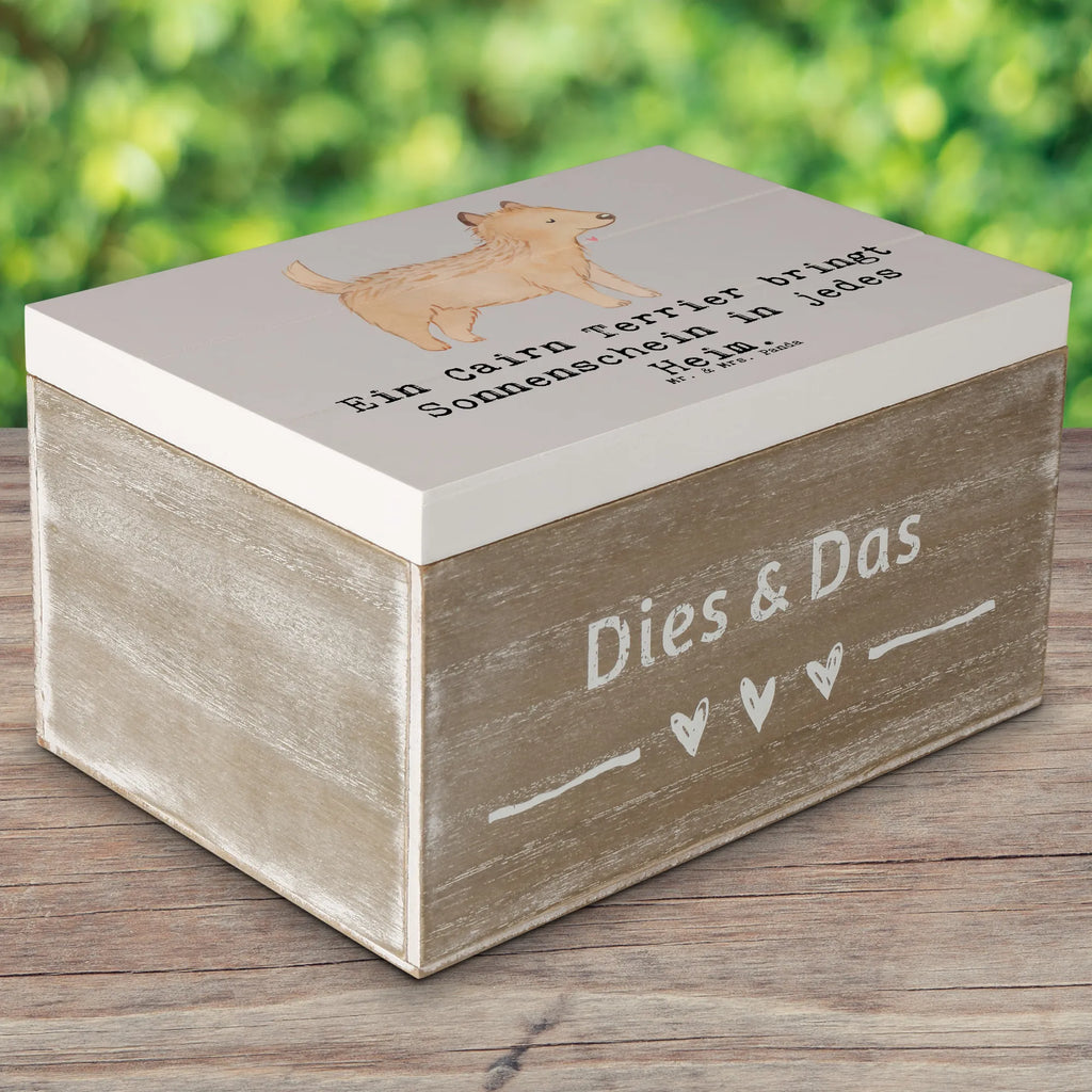 Holzkiste Cairn Terrier Glück Kiste, XXL, Erinnerungskiste, Schatzkiste, Aufbewahrungsbox, Holzkiste, Schatulle, Geschenkdose, Truhe, Geschenkbox, Erinnerungsbox, Dekokiste, Hund, Hunderasse, Rassehund, Hundebesitzer, Geschenk, Tierfreund, Schenken, Welpe