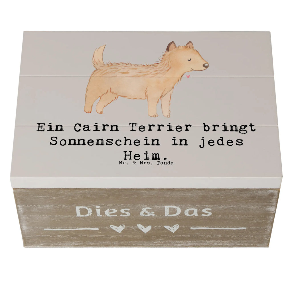 Holzkiste Cairn Terrier Glück Kiste, XXL, Erinnerungskiste, Schatzkiste, Aufbewahrungsbox, Holzkiste, Schatulle, Geschenkdose, Truhe, Geschenkbox, Erinnerungsbox, Dekokiste, Hund, Hunderasse, Rassehund, Hundebesitzer, Geschenk, Tierfreund, Schenken, Welpe