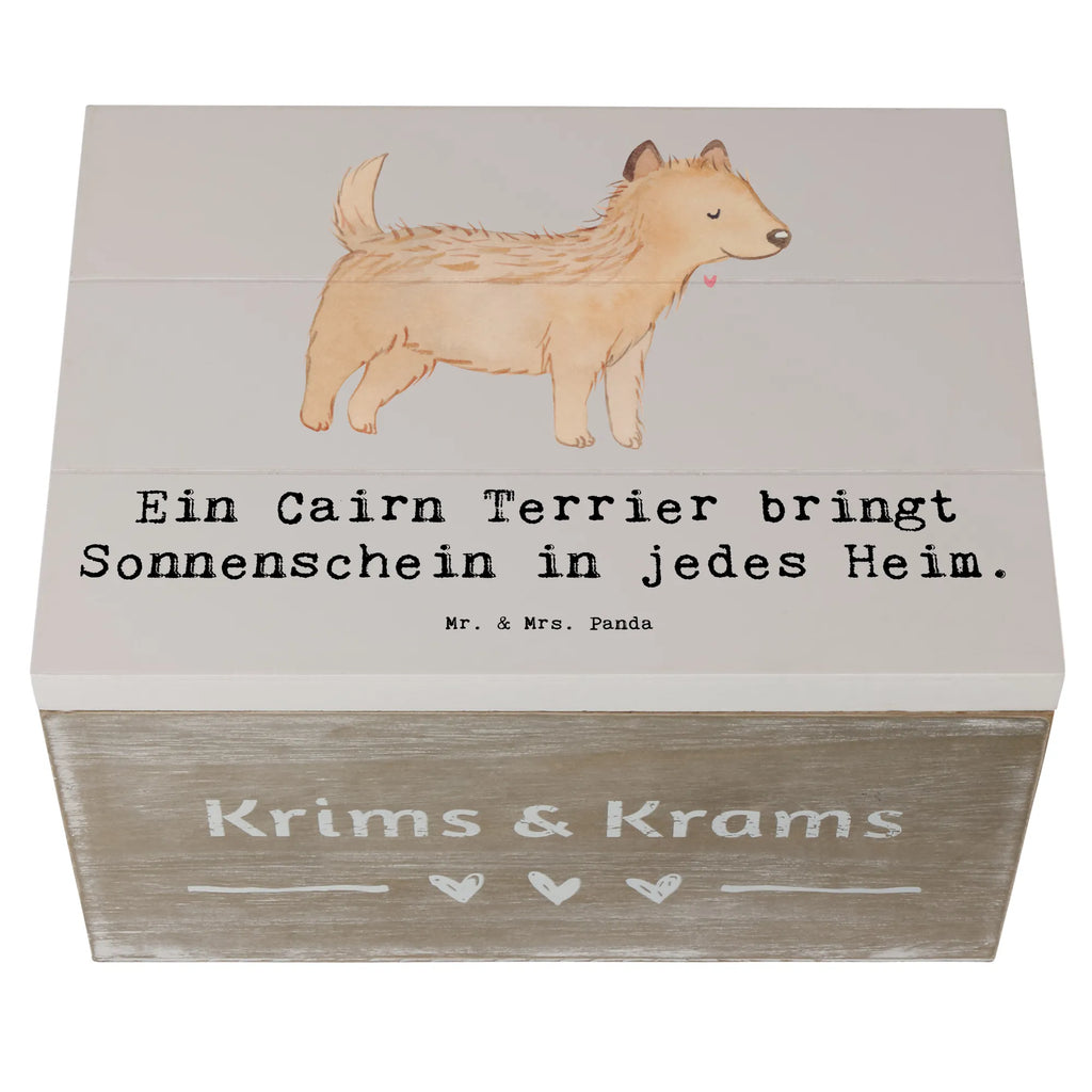 Holzkiste Cairn Terrier Glück Kiste, XXL, Erinnerungskiste, Schatzkiste, Aufbewahrungsbox, Holzkiste, Schatulle, Geschenkdose, Truhe, Geschenkbox, Erinnerungsbox, Dekokiste, Hund, Hunderasse, Rassehund, Hundebesitzer, Geschenk, Tierfreund, Schenken, Welpe