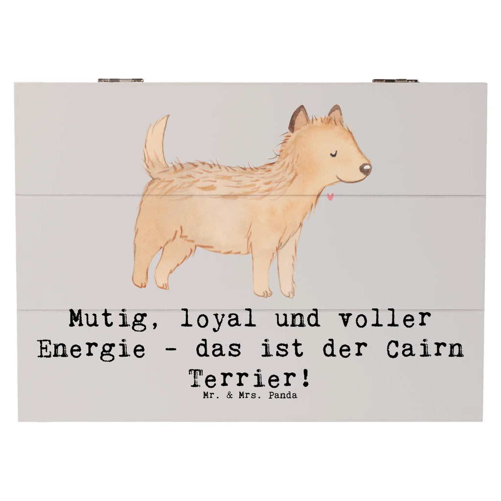 Holzkiste Mutiger Cairn Terrier Aufbewahrungsbox, Erinnerungsbox, Kiste, Truhe, Schatulle, XXL, Geschenkdose, Geschenkbox, Erinnerungskiste, Holzkiste, Schatzkiste, Dekokiste, Hund, Hunderasse, Rassehund, Hundebesitzer, Geschenk, Tierfreund, Schenken, Welpe