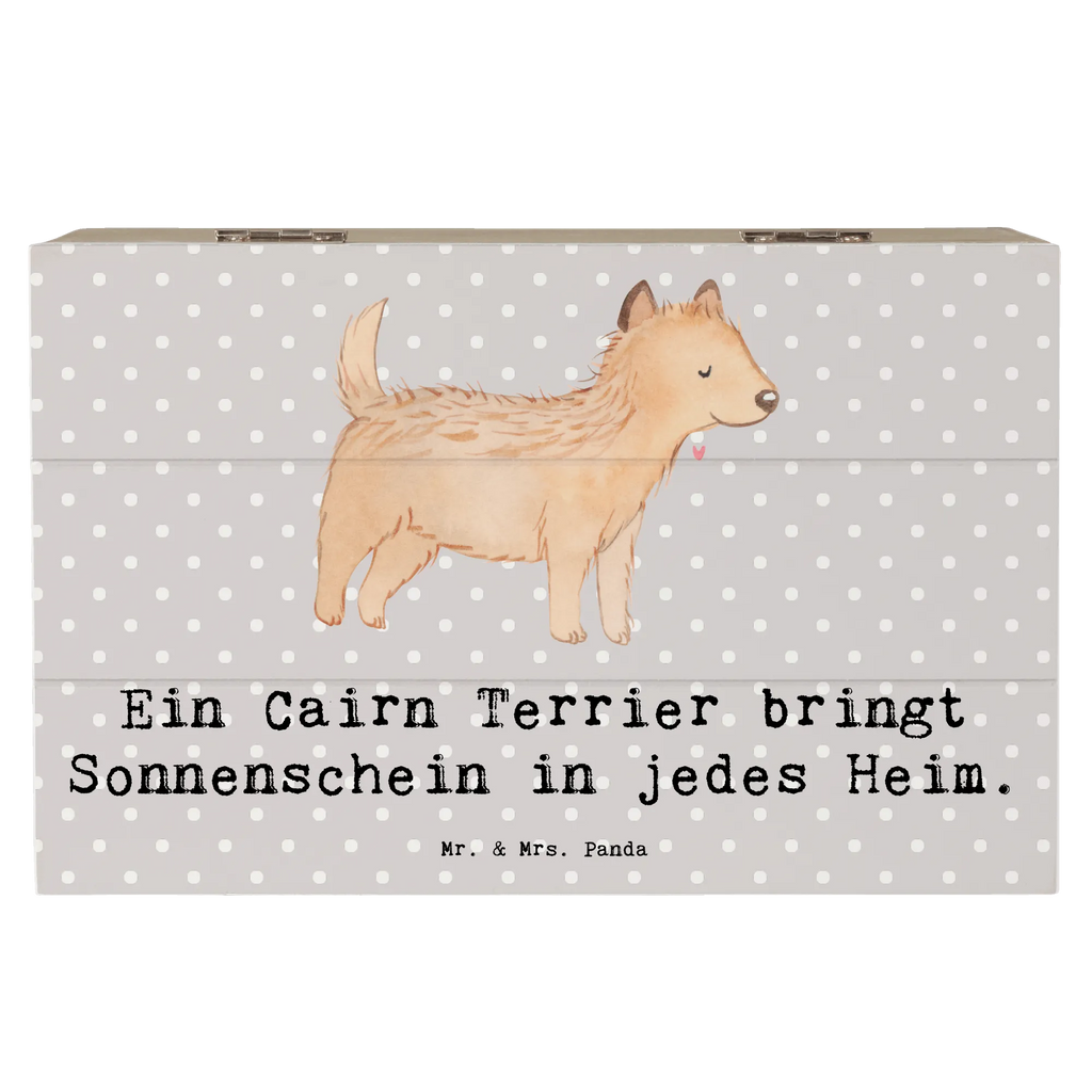 Holzkiste Cairn Terrier Glück Kiste, XXL, Erinnerungskiste, Schatzkiste, Aufbewahrungsbox, Holzkiste, Schatulle, Geschenkdose, Truhe, Geschenkbox, Erinnerungsbox, Dekokiste, Hund, Hunderasse, Rassehund, Hundebesitzer, Geschenk, Tierfreund, Schenken, Welpe