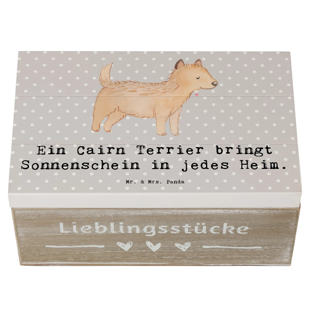 Holzkiste Cairn Terrier Glück Kiste, XXL, Erinnerungskiste, Schatzkiste, Aufbewahrungsbox, Holzkiste, Schatulle, Geschenkdose, Truhe, Geschenkbox, Erinnerungsbox, Dekokiste, Hund, Hunderasse, Rassehund, Hundebesitzer, Geschenk, Tierfreund, Schenken, Welpe