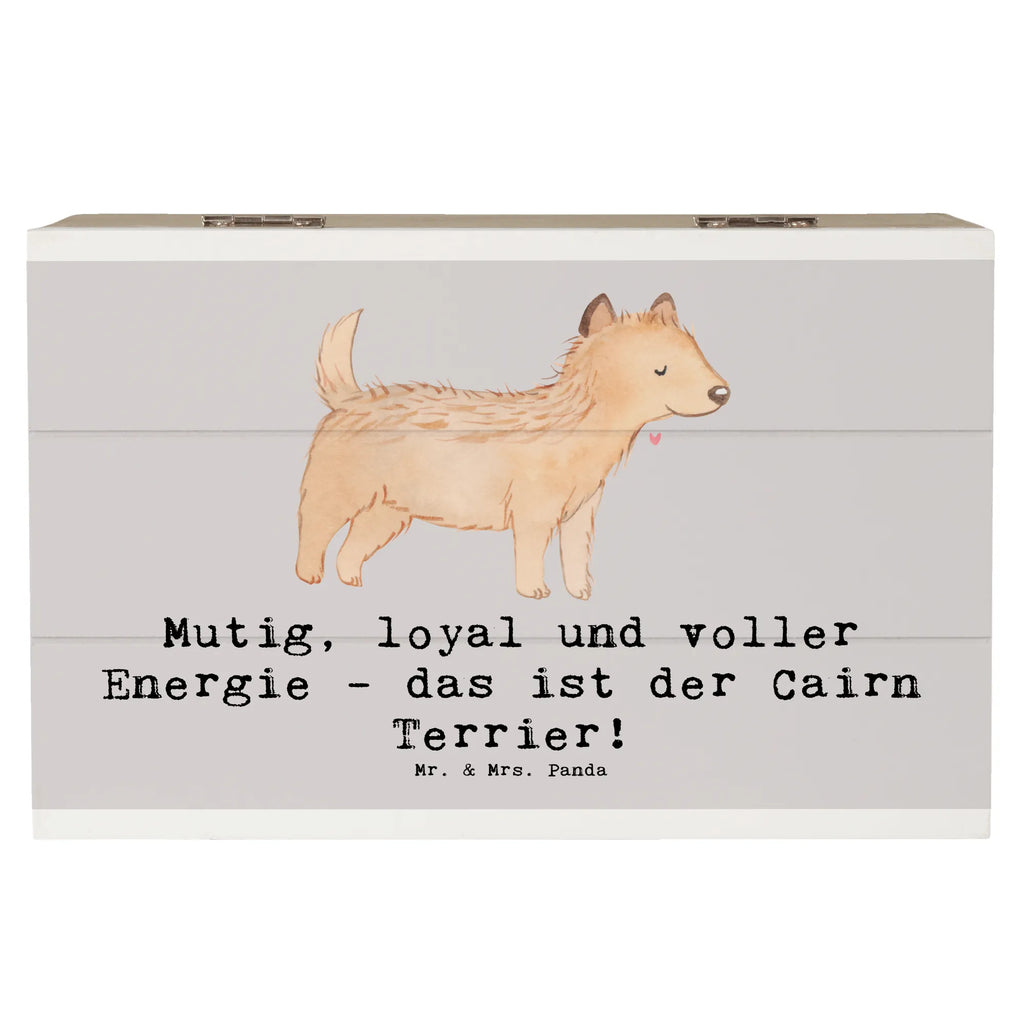 Holzkiste Mutiger Cairn Terrier Aufbewahrungsbox, Erinnerungsbox, Kiste, Truhe, Schatulle, XXL, Geschenkdose, Geschenkbox, Erinnerungskiste, Holzkiste, Schatzkiste, Dekokiste, Hund, Hunderasse, Rassehund, Hundebesitzer, Geschenk, Tierfreund, Schenken, Welpe