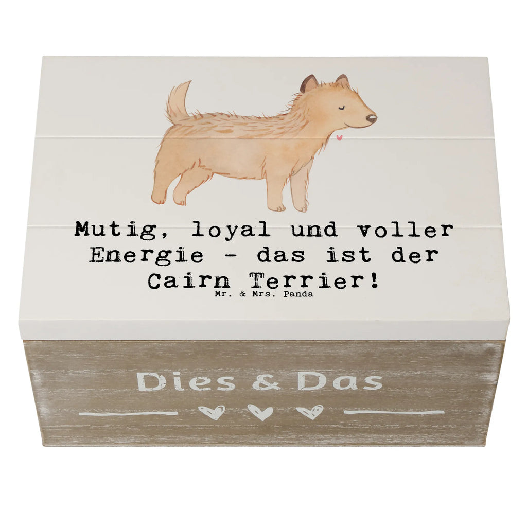 Holzkiste Mutiger Cairn Terrier Aufbewahrungsbox, Erinnerungsbox, Kiste, Truhe, Schatulle, XXL, Geschenkdose, Geschenkbox, Erinnerungskiste, Holzkiste, Schatzkiste, Dekokiste, Hund, Hunderasse, Rassehund, Hundebesitzer, Geschenk, Tierfreund, Schenken, Welpe