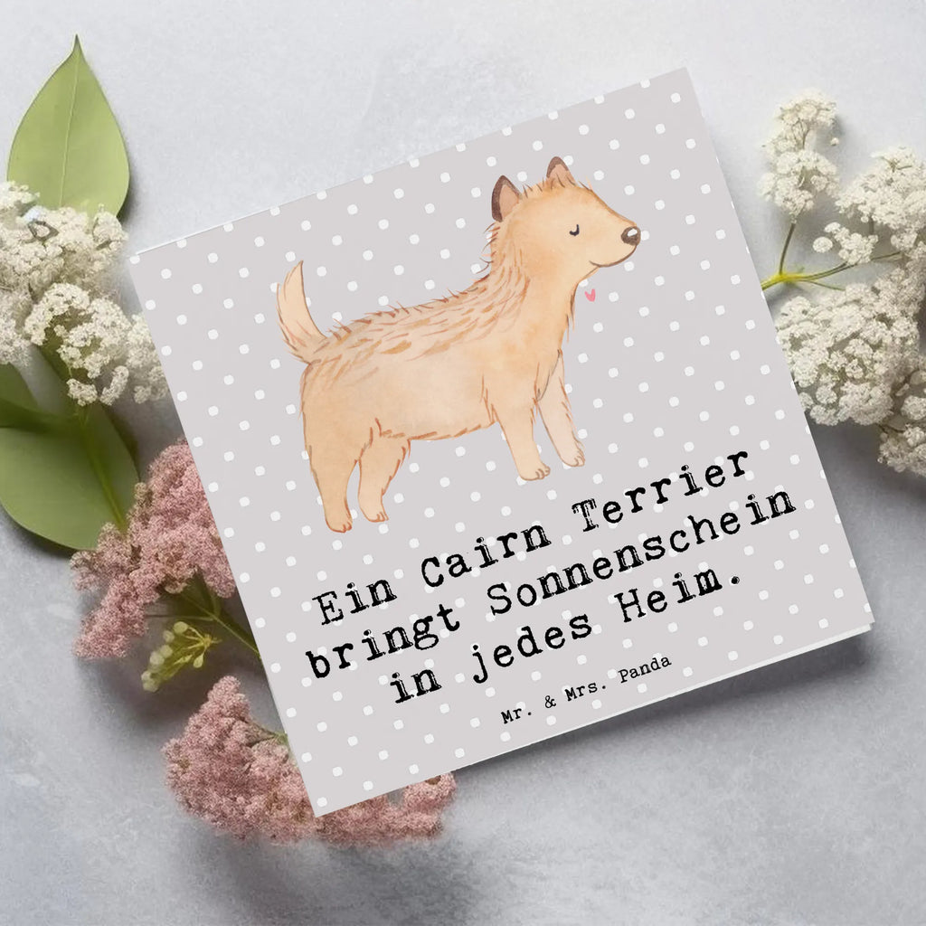 Deluxe Karte Cairn Terrier Glück Karte, Hochwertige Grußkarte, Einladungskarte, Hochwertige Klappkarte, Geburtstagskarte, Glückwunschkarte, Hochzeitskarte, Klappkarte, Grußkarte, Hund, Hunderasse, Rassehund, Hundebesitzer, Geschenk, Tierfreund, Schenken, Welpe