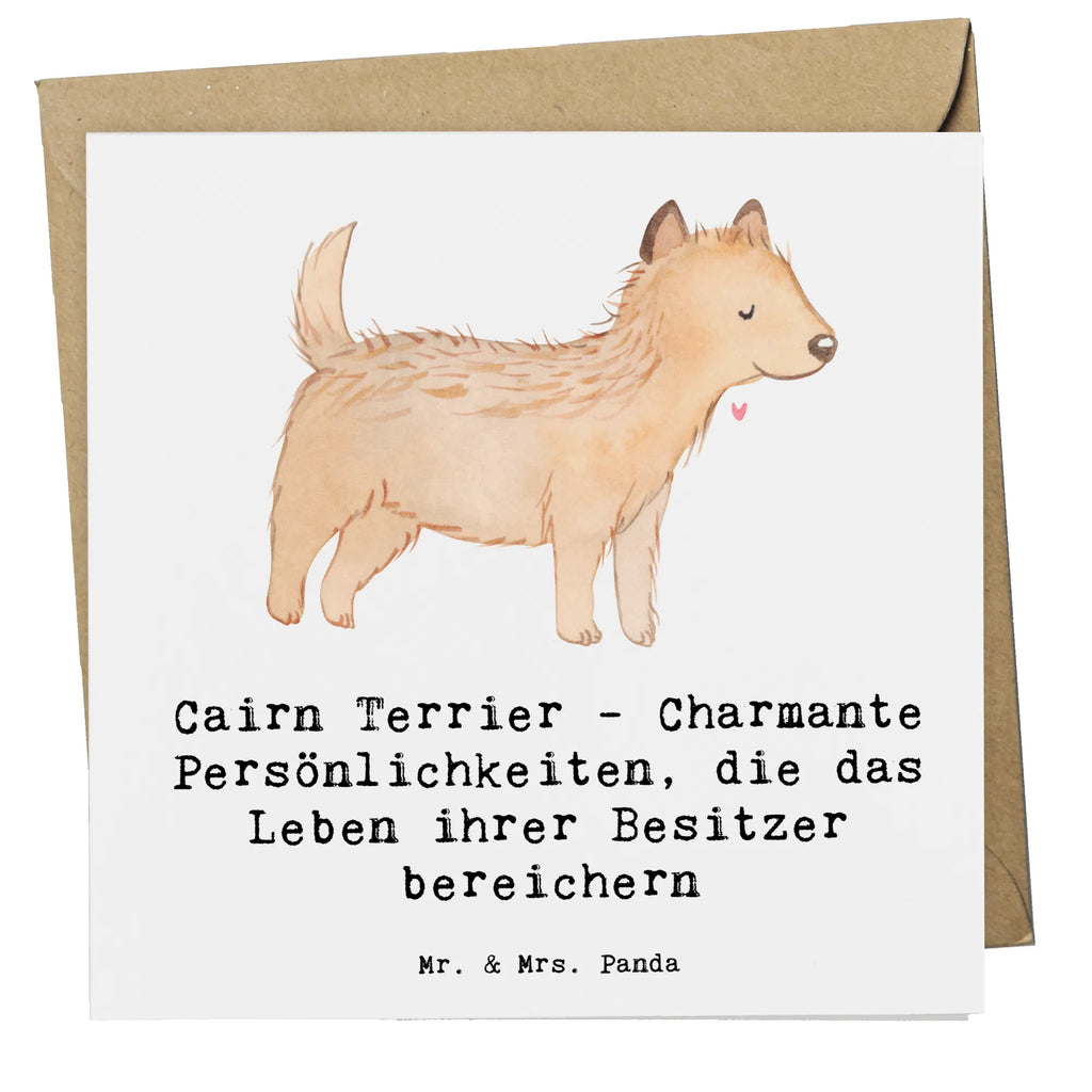 Deluxe Karte Cairn Terrier Karte, Glückwunschkarte, Hochzeitskarte, Einladungskarte, Grußkarte, Hochwertige Klappkarte, Klappkarte, Hochwertige Grußkarte, Geburtstagskarte, Hund, Hunderasse, Rassehund, Hundebesitzer, Geschenk, Tierfreund, Schenken, Welpe