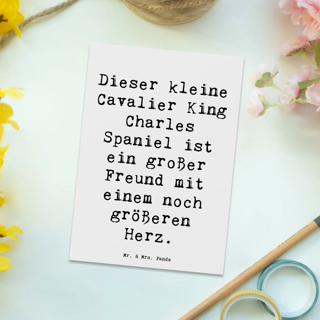 Postkarte Spruch Cavalier King Charles Spaniel Karte, Ansichtskarten, Geburtstagskarte, Einladung, Dankeskarte, Einladung Geburtstag, Geschenkkarte, Einladungskarte, Postkarte, Einladungskarten Geburtstag, Grußkarte, Ansichtskarte, Hund, Hunderasse, Rassehund, Hundebesitzer, Geschenk, Tierfreund, Schenken, Welpe