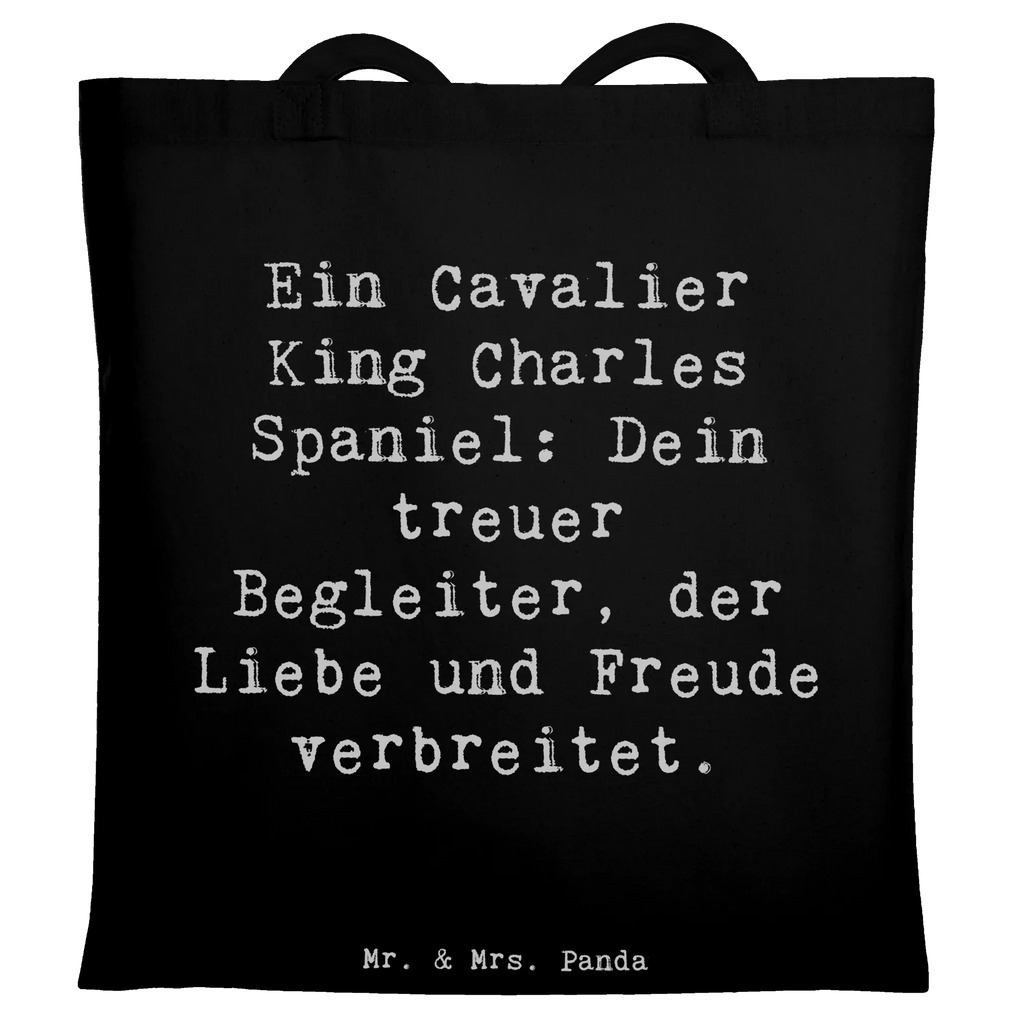 Tote bag Saying Ein Cavalier King Charles Spaniel: Dein treuer Begleiter, der Liebe und Freude verbreitet. Jutetasche, Strandtasche, Einkaufstasche, Tasche, Schultertasche, Jutebeutel, Laptoptasche, Beuteltasche, Beutel, Badetasche, Umhängetasche, Einkaufstüte, Tragetasche, Stofftasche, Stoffbeutel, Shopper, Hund, Hunderasse, Rassehund, Hundebesitzer, Geschenk, Tierfreund, Schenken, Welpe