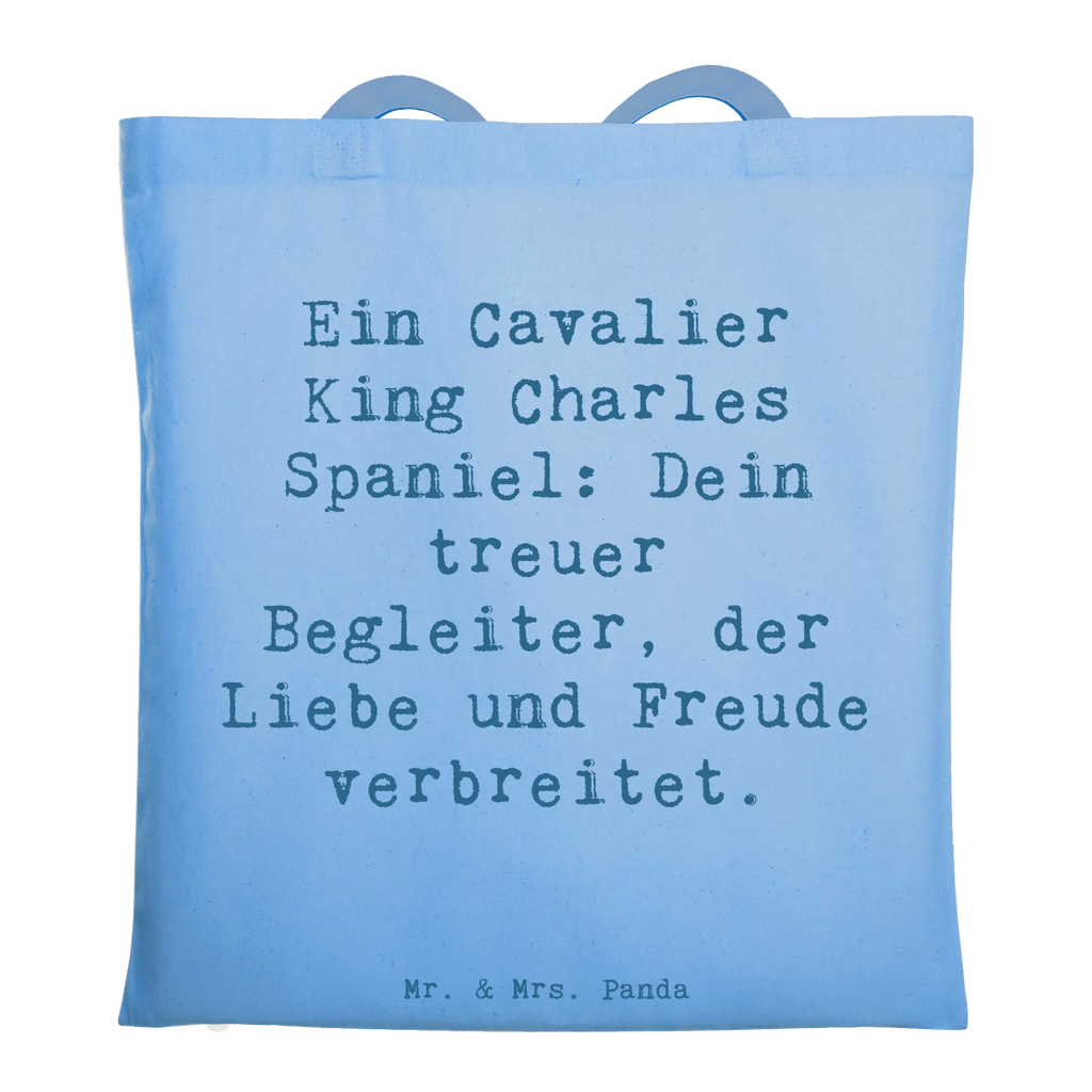 Tote bag Saying Ein Cavalier King Charles Spaniel: Dein treuer Begleiter, der Liebe und Freude verbreitet. Jutetasche, Strandtasche, Einkaufstasche, Tasche, Schultertasche, Jutebeutel, Laptoptasche, Beuteltasche, Beutel, Badetasche, Umhängetasche, Einkaufstüte, Tragetasche, Stofftasche, Stoffbeutel, Shopper, Hund, Hunderasse, Rassehund, Hundebesitzer, Geschenk, Tierfreund, Schenken, Welpe