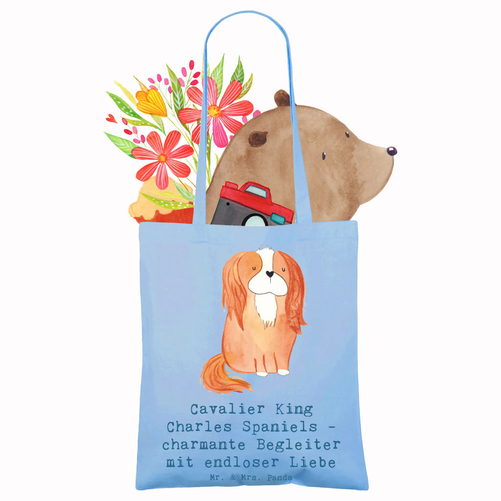 Tote bag Cavalier King Charles Spaniels - charmante Begleiter mit endloser Liebe Strandtasche, Stoffbeutel, Badetasche, Stofftasche, Jutebeutel, Umhängetasche, Einkaufstasche, Beutel, Jutetasche, Tragetasche, Shopper, Laptoptasche, Beuteltasche, Tasche, Schultertasche, Einkaufstüte, Hund, Hunderasse, Rassehund, Hundebesitzer, Geschenk, Tierfreund, Schenken, Welpe