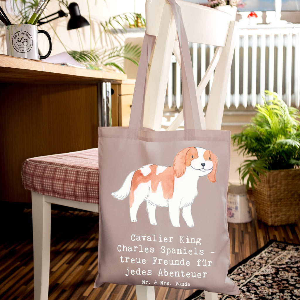 Tragetasche Cavalier King Charles Spaniel Freunde Schultertasche, Stofftasche, Shopper, Strandtasche, Laptoptasche, Beuteltasche, Stoffbeutel, Einkaufstasche, Einkaufstüte, Tragetasche, Tasche, Badetasche, Jutebeutel, Beutel, Jutetasche, Umhängetasche, Hund, Hunderasse, Rassehund, Hundebesitzer, Geschenk, Tierfreund, Schenken, Welpe