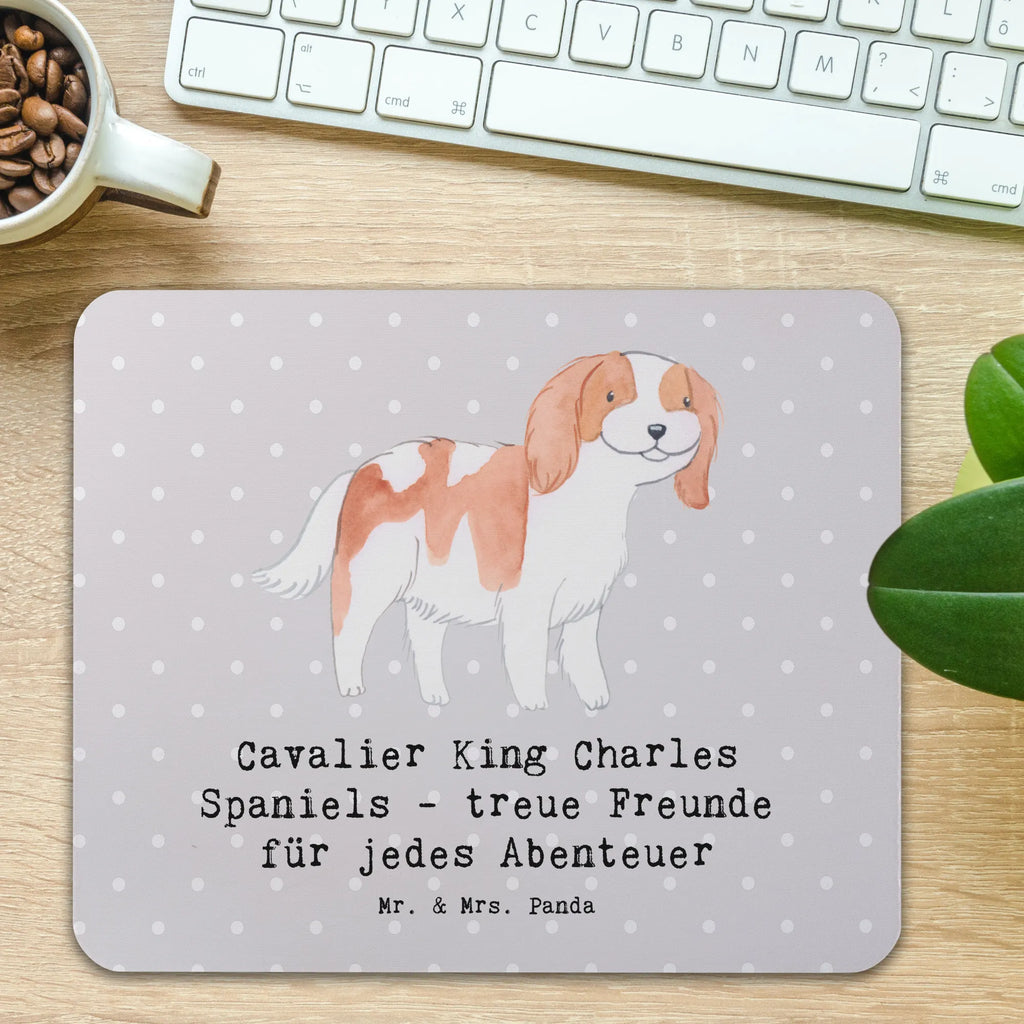 Mouse mat Cavalier King Charles Spaniels - treue Freunde für jedes Abenteuer Designer Mauspad, Mausunterlage, Mousepad, Mauspad Büro, Mauspad, Arbeitszimmer, Büroausstattung, PC Zubehör, Computer zubehör, Einzigartiges Mauspad, Hund, Hunderasse, Rassehund, Hundebesitzer, Geschenk, Tierfreund, Schenken, Welpe