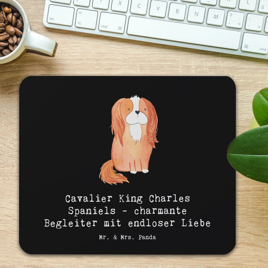 Mouse mat Cavalier King Charles Spaniels - charmante Begleiter mit endloser Liebe PC Zubehör, Mauspad, Büroausstattung, Arbeitszimmer, Mauspad Büro, Mausunterlage, Computer zubehör, Einzigartiges Mauspad, Designer Mauspad, Mousepad, Hund, Hunderasse, Rassehund, Hundebesitzer, Geschenk, Tierfreund, Schenken, Welpe