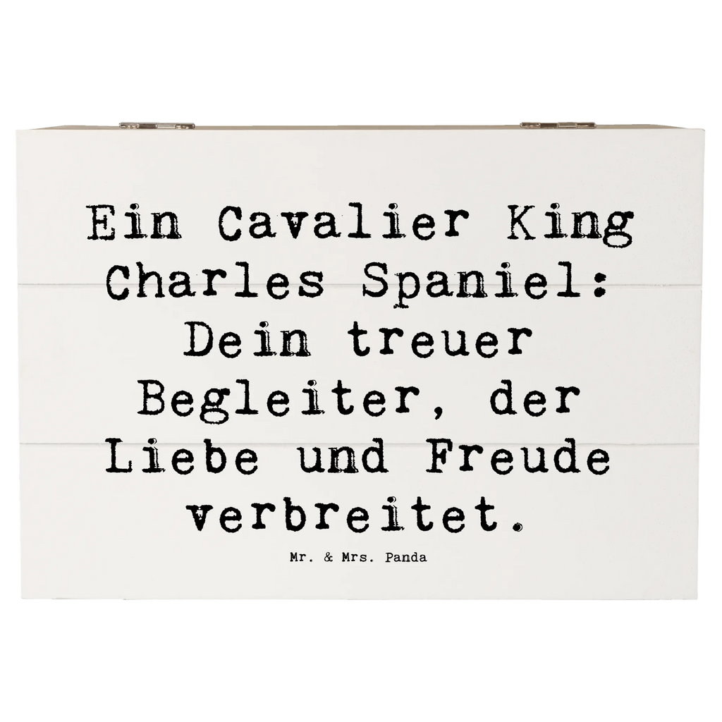 Holzkiste Spruch Cavalier King Charles Spaniel Erinnerungskiste, Schatulle, Holzkiste, Geschenkdose, Aufbewahrungsbox, Schatzkiste, Kiste, Truhe, XXL, Erinnerungsbox, Geschenkbox, Dekokiste, Hund, Hunderasse, Rassehund, Hundebesitzer, Geschenk, Tierfreund, Schenken, Welpe