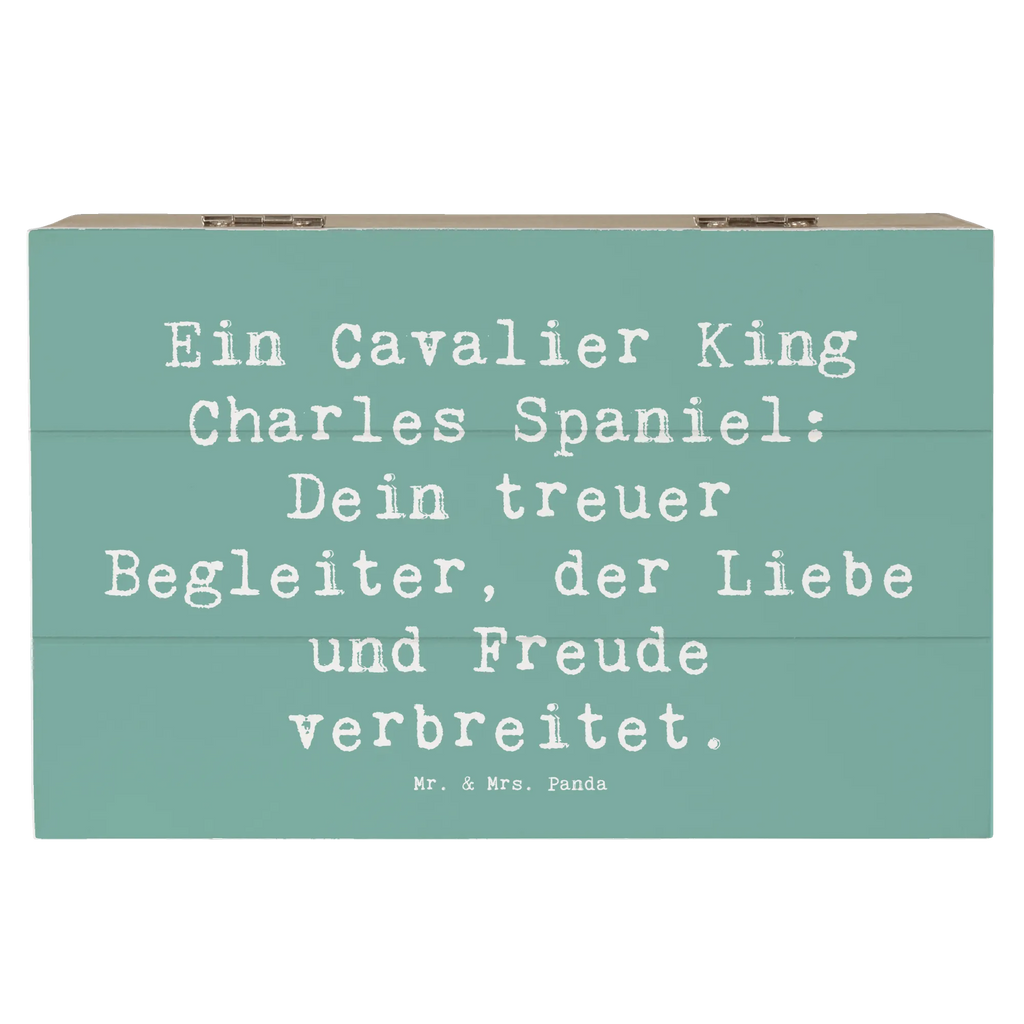 Holzkiste Spruch Cavalier King Charles Spaniel Erinnerungskiste, Schatulle, Holzkiste, Geschenkdose, Aufbewahrungsbox, Schatzkiste, Kiste, Truhe, XXL, Erinnerungsbox, Geschenkbox, Dekokiste, Hund, Hunderasse, Rassehund, Hundebesitzer, Geschenk, Tierfreund, Schenken, Welpe