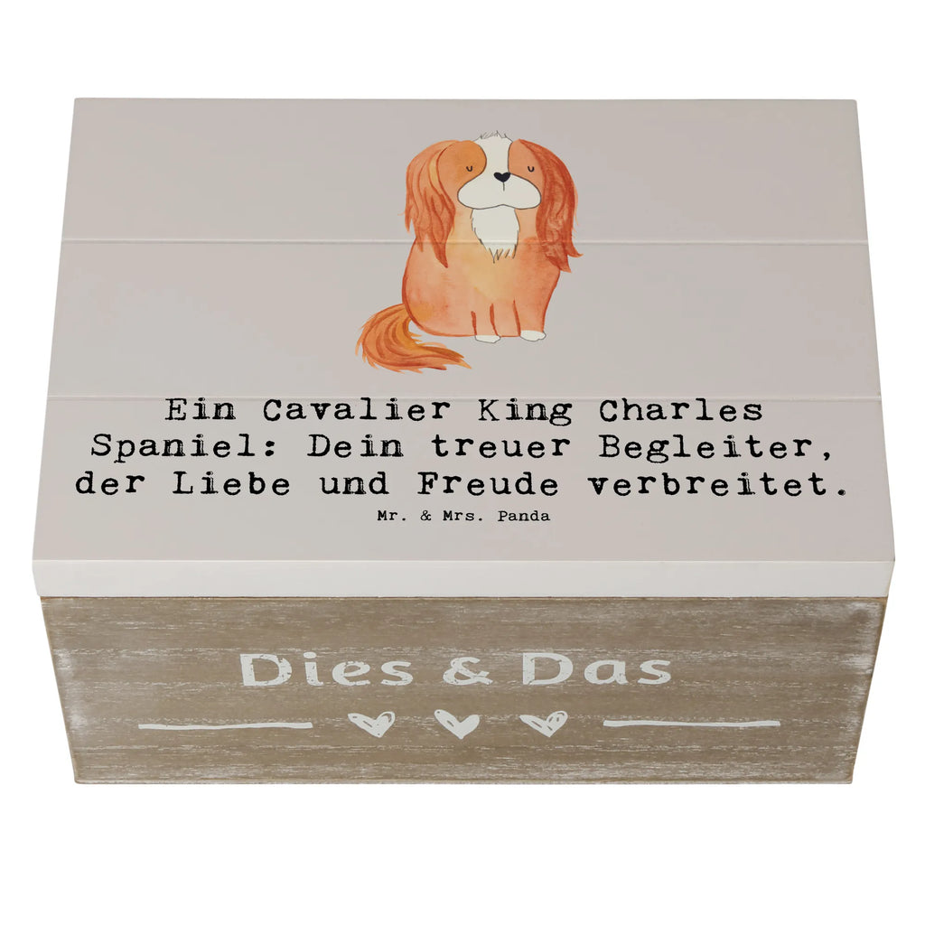 Holzkiste Cavalier King Charles Spaniel Erinnerungskiste, Geschenkdose, Aufbewahrungsbox, Holzkiste, XXL, Kiste, Schatulle, Truhe, Geschenkbox, Erinnerungsbox, Dekokiste, Schatzkiste, Hund, Hunderasse, Rassehund, Hundebesitzer, Geschenk, Tierfreund, Schenken, Welpe