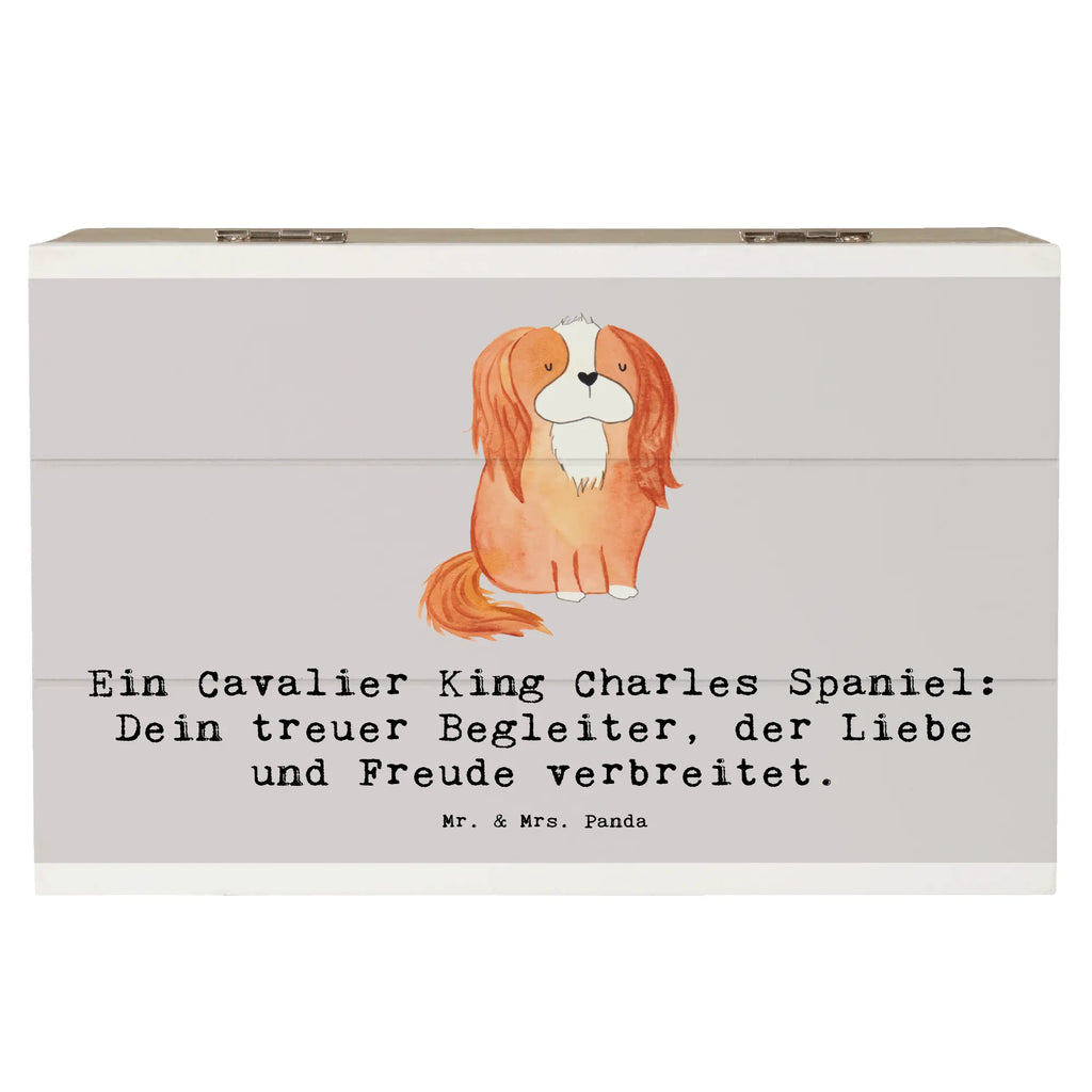 Holzkiste Cavalier King Charles Spaniel Erinnerungskiste, Geschenkdose, Aufbewahrungsbox, Holzkiste, XXL, Kiste, Schatulle, Truhe, Geschenkbox, Erinnerungsbox, Dekokiste, Schatzkiste, Hund, Hunderasse, Rassehund, Hundebesitzer, Geschenk, Tierfreund, Schenken, Welpe