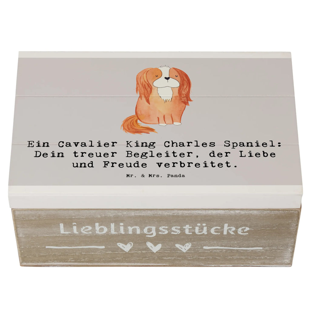 Holzkiste Cavalier King Charles Spaniel Erinnerungskiste, Geschenkdose, Aufbewahrungsbox, Holzkiste, XXL, Kiste, Schatulle, Truhe, Geschenkbox, Erinnerungsbox, Dekokiste, Schatzkiste, Hund, Hunderasse, Rassehund, Hundebesitzer, Geschenk, Tierfreund, Schenken, Welpe