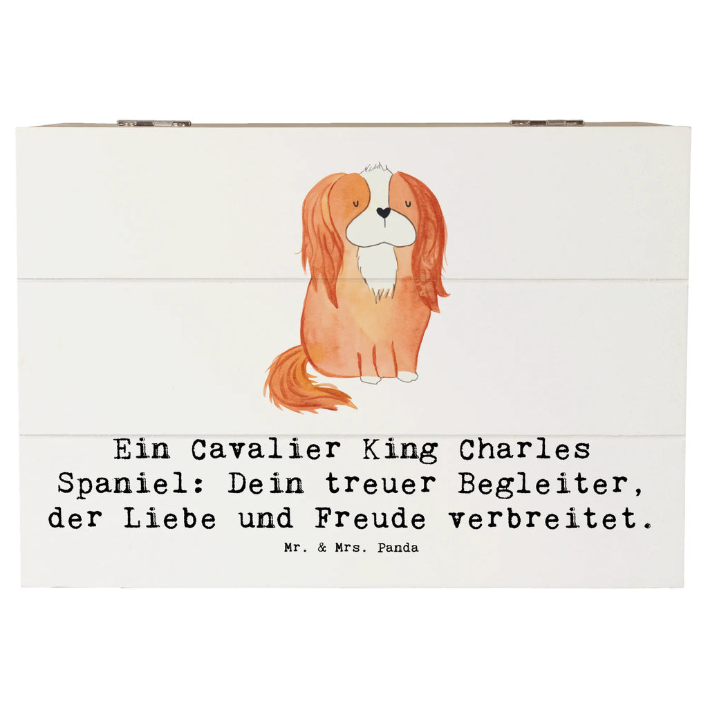 Holzkiste Cavalier King Charles Spaniel Erinnerungskiste, Geschenkdose, Aufbewahrungsbox, Holzkiste, XXL, Kiste, Schatulle, Truhe, Geschenkbox, Erinnerungsbox, Dekokiste, Schatzkiste, Hund, Hunderasse, Rassehund, Hundebesitzer, Geschenk, Tierfreund, Schenken, Welpe