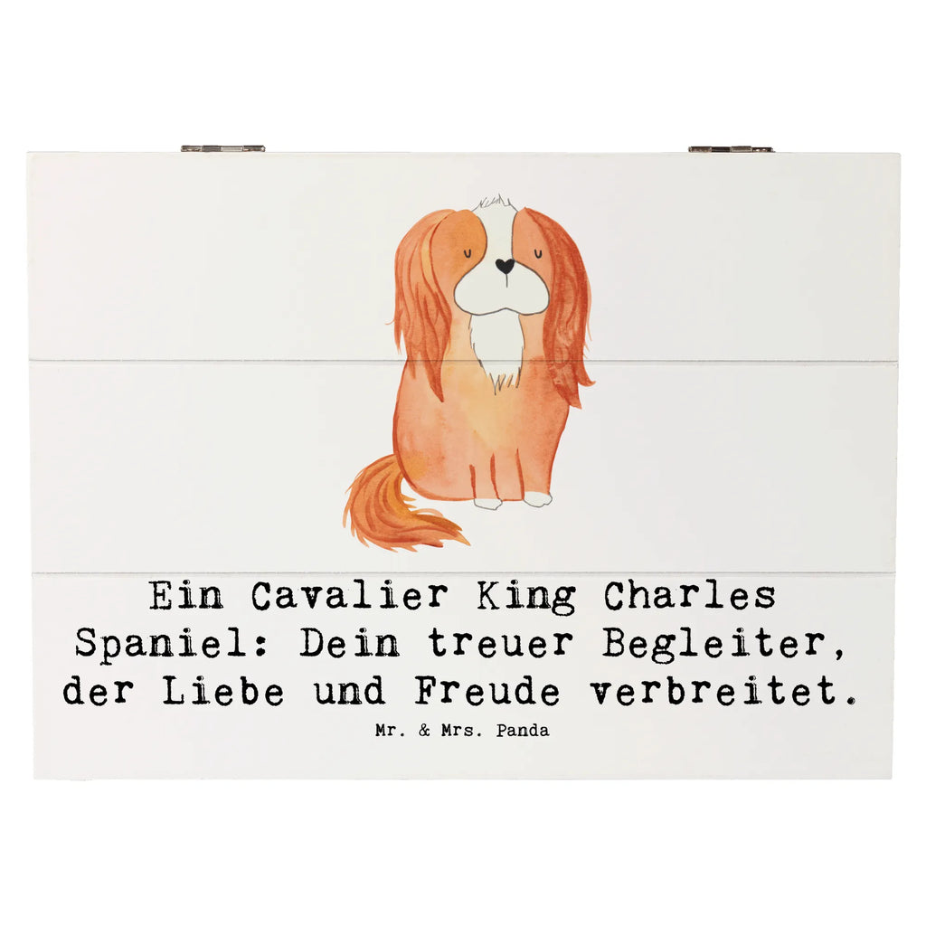 Holzkiste Cavalier King Charles Spaniel Erinnerungskiste, Geschenkdose, Aufbewahrungsbox, Holzkiste, XXL, Kiste, Schatulle, Truhe, Geschenkbox, Erinnerungsbox, Dekokiste, Schatzkiste, Hund, Hunderasse, Rassehund, Hundebesitzer, Geschenk, Tierfreund, Schenken, Welpe