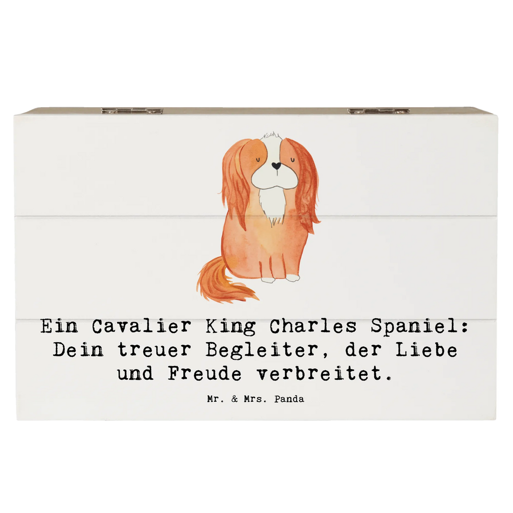 Holzkiste Cavalier King Charles Spaniel Erinnerungskiste, Geschenkdose, Aufbewahrungsbox, Holzkiste, XXL, Kiste, Schatulle, Truhe, Geschenkbox, Erinnerungsbox, Dekokiste, Schatzkiste, Hund, Hunderasse, Rassehund, Hundebesitzer, Geschenk, Tierfreund, Schenken, Welpe