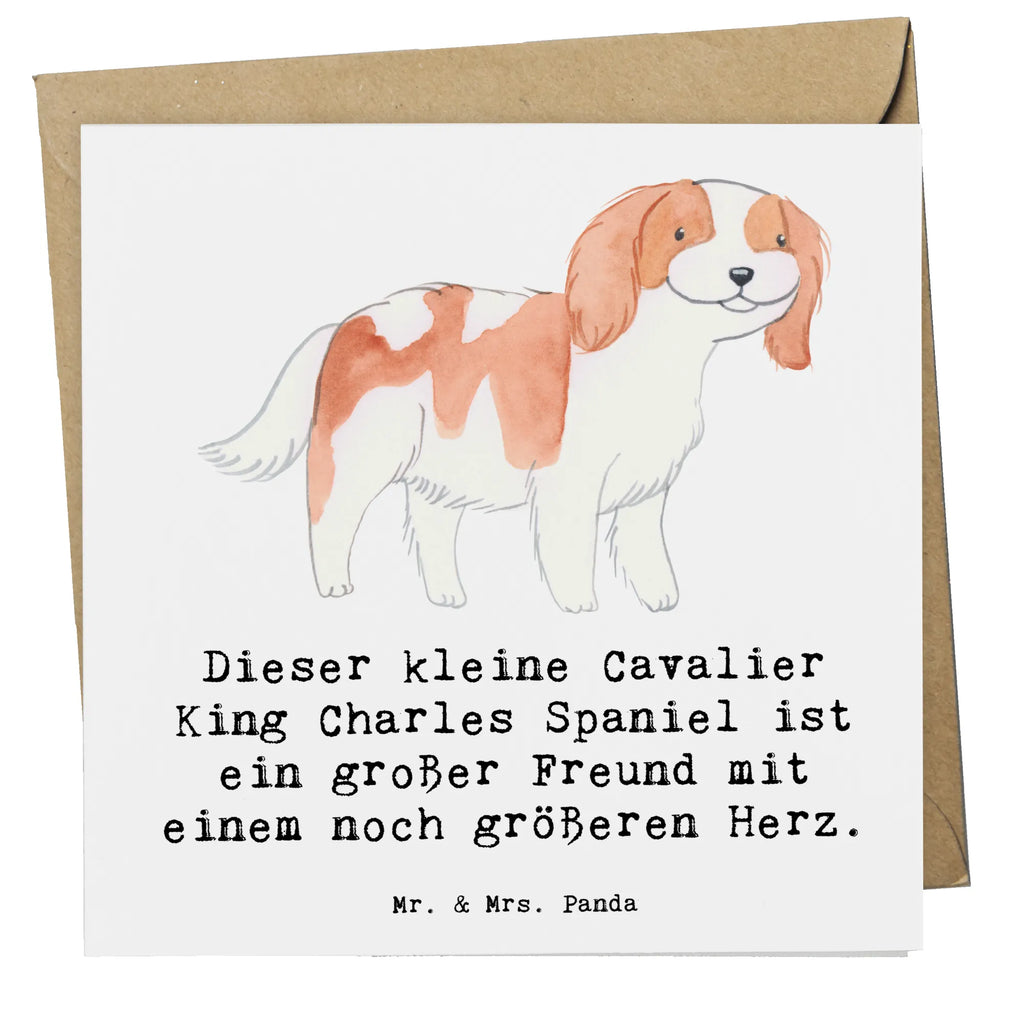 Deluxe Karte Cavalier King Charles Spaniel Hochwertige Klappkarte, Geburtstagskarte, Hochwertige Grußkarte, Glückwunschkarte, Einladungskarte, Karte, Grußkarte, Klappkarte, Hochzeitskarte, Hund, Hunderasse, Rassehund, Hundebesitzer, Geschenk, Tierfreund, Schenken, Welpe