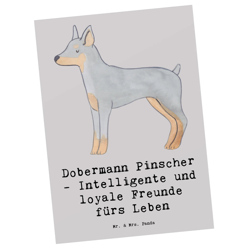Postkarte Dobermann Pinscher Freund Grußkarte, Karte, Postkarte, Einladungskarte, Ansichtskarten, Einladungskarten Geburtstag, Ansichtskarte, Geschenkkarte, Geburtstagskarte, Einladung Geburtstag, Einladung, Dankeskarte, Hund, Hunderasse, Rassehund, Hundebesitzer, Geschenk, Tierfreund, Schenken, Welpe