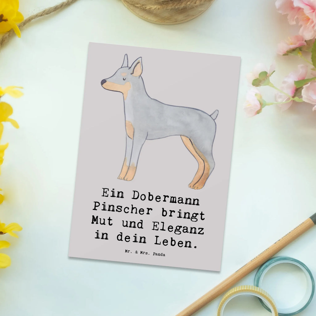 Postkarte Dobermann Pinscher Grußkarte, Ansichtskarten, Postkarte, Einladung Geburtstag, Einladungskarten Geburtstag, Einladung, Dankeskarte, Ansichtskarte, Karte, Geburtstagskarte, Einladungskarte, Geschenkkarte, Hund, Hunderasse, Rassehund, Hundebesitzer, Geschenk, Tierfreund, Schenken, Welpe