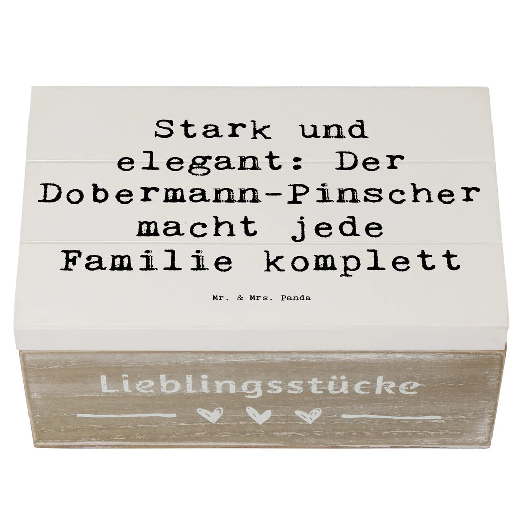 Holzkiste Spruch Dobermann Pinscher Aufbewahrungsbox, XXL, Geschenkdose, Schatulle, Erinnerungsbox, Geschenkbox, Holzkiste, Schatzkiste, Kiste, Erinnerungskiste, Truhe, Dekokiste, Hund, Hunderasse, Rassehund, Hundebesitzer, Geschenk, Tierfreund, Schenken, Welpe