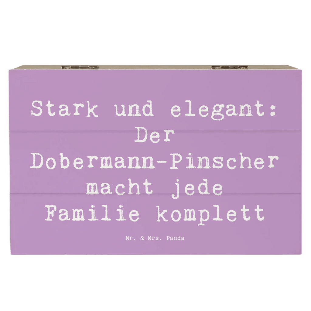Holzkiste Spruch Dobermann Pinscher Aufbewahrungsbox, XXL, Geschenkdose, Schatulle, Erinnerungsbox, Geschenkbox, Holzkiste, Schatzkiste, Kiste, Erinnerungskiste, Truhe, Dekokiste, Hund, Hunderasse, Rassehund, Hundebesitzer, Geschenk, Tierfreund, Schenken, Welpe