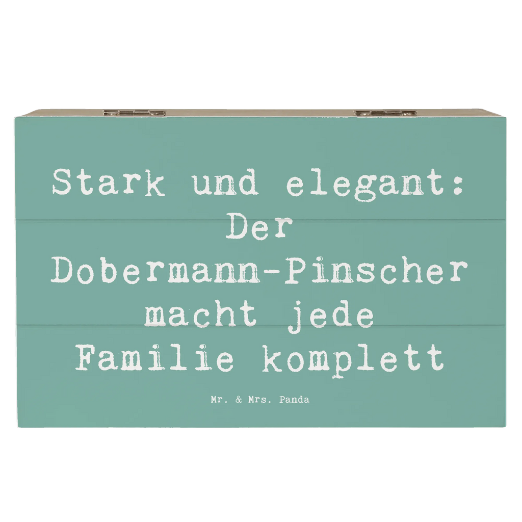 Holzkiste Spruch Dobermann Pinscher Aufbewahrungsbox, XXL, Geschenkdose, Schatulle, Erinnerungsbox, Geschenkbox, Holzkiste, Schatzkiste, Kiste, Erinnerungskiste, Truhe, Dekokiste, Hund, Hunderasse, Rassehund, Hundebesitzer, Geschenk, Tierfreund, Schenken, Welpe