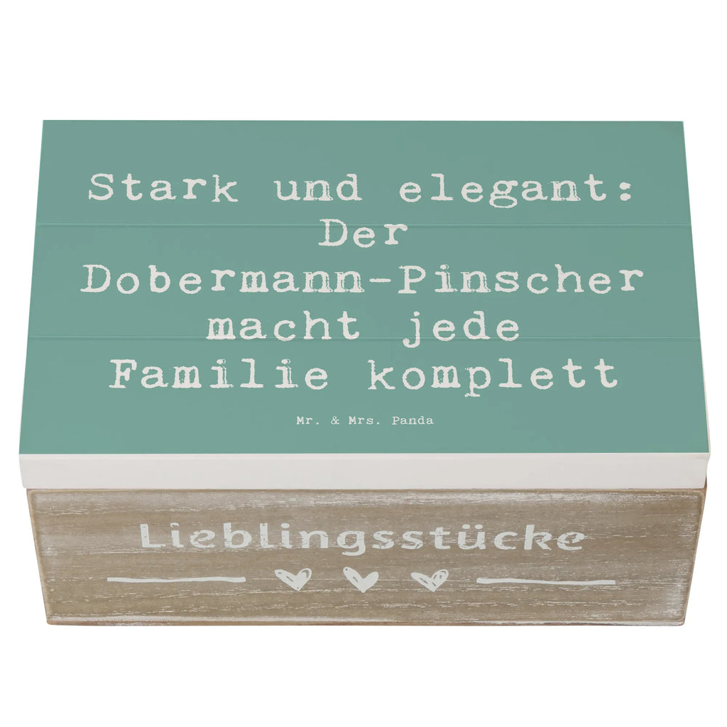 Holzkiste Spruch Dobermann Pinscher Aufbewahrungsbox, XXL, Geschenkdose, Schatulle, Erinnerungsbox, Geschenkbox, Holzkiste, Schatzkiste, Kiste, Erinnerungskiste, Truhe, Dekokiste, Hund, Hunderasse, Rassehund, Hundebesitzer, Geschenk, Tierfreund, Schenken, Welpe